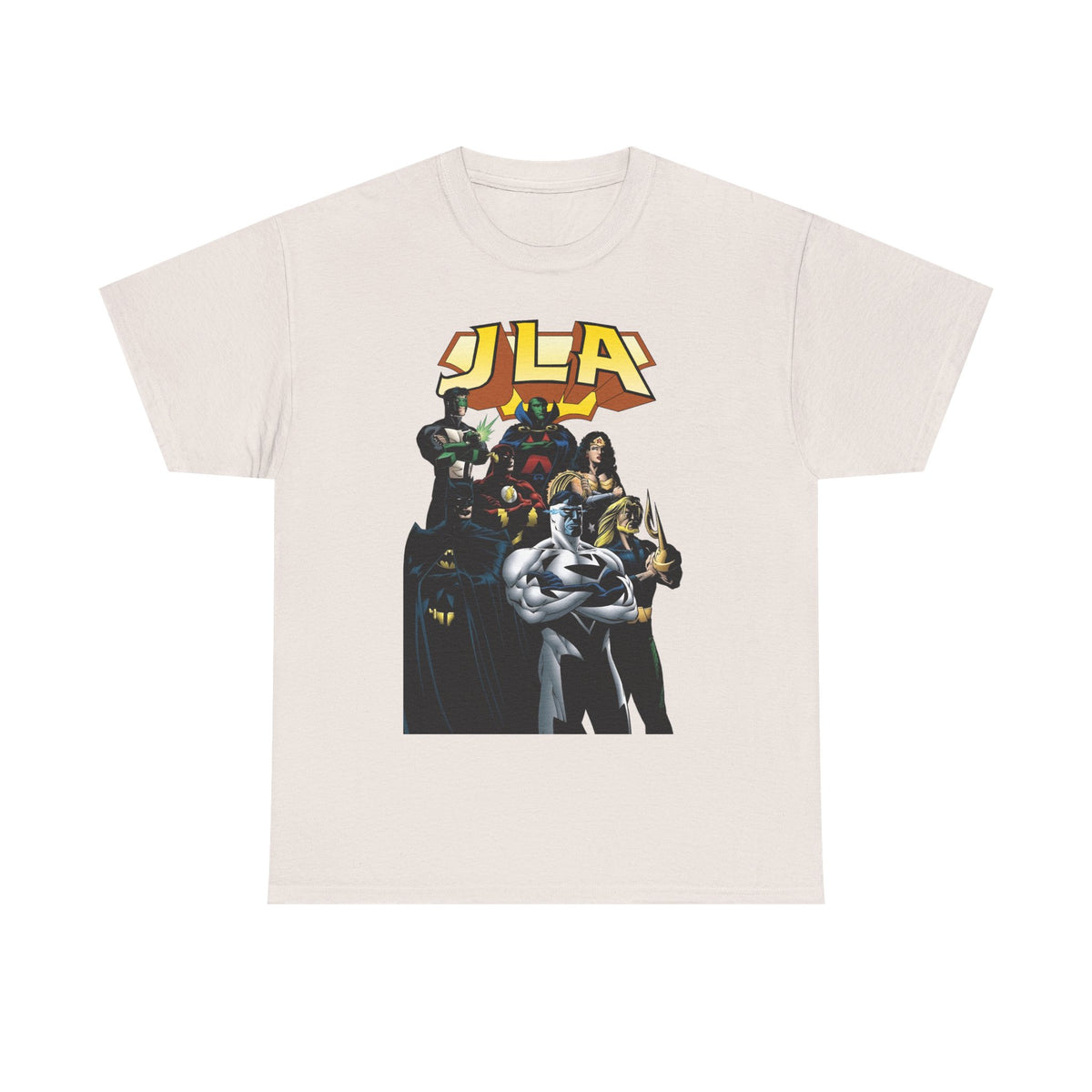 JLA T-Shirt - Howard Porter Art - Superman, Batman, Wonder Woman, Flash - DC Comics