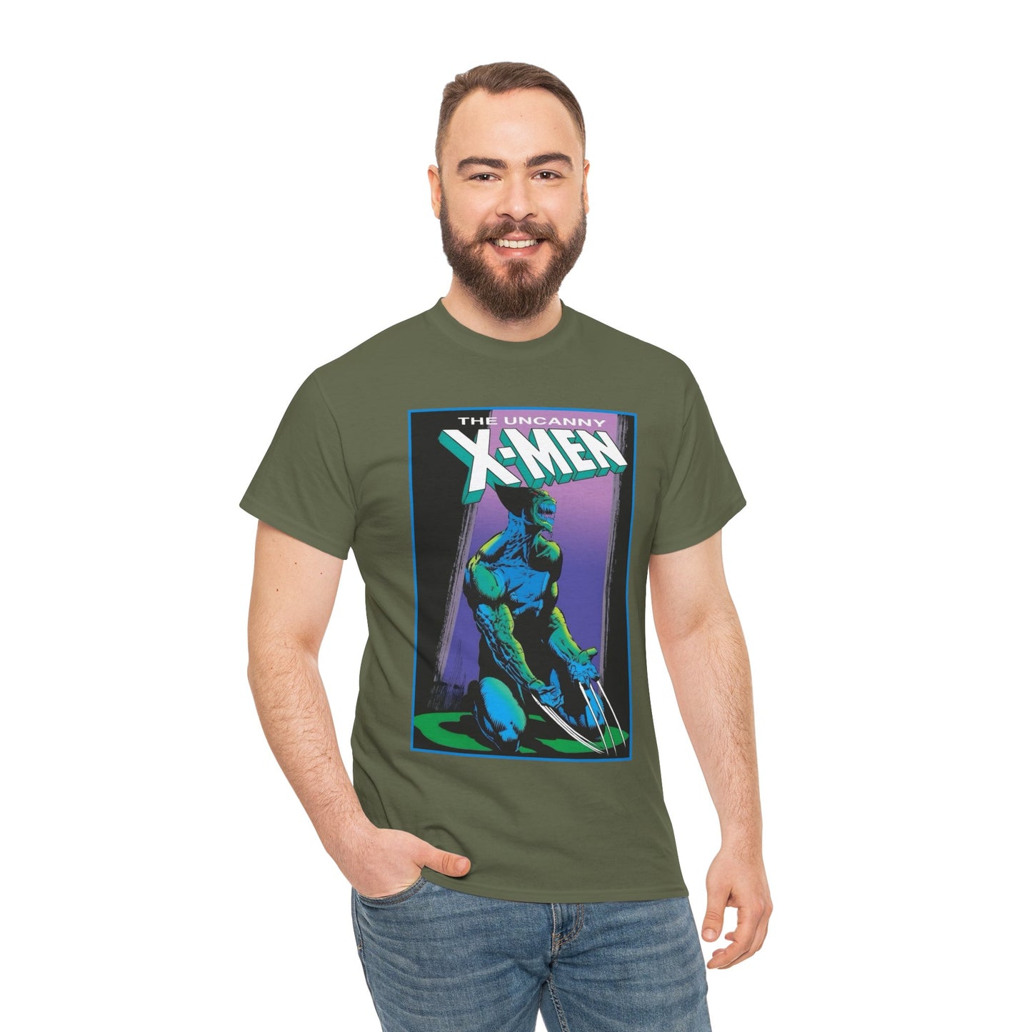Uncanny X-Men T-Shirt - Marc Silvestri Art - Wolverine/Brood - Marvel Comics