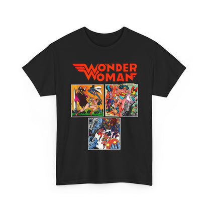Wonder Woman T-Shirt - Ross Andru & Dick Giordano Art - Judgment in Infinity Story - Zatanna, Supergirl, Huntress, Power Girl, Raven, Wonder Girl, Starfire - DC Comics