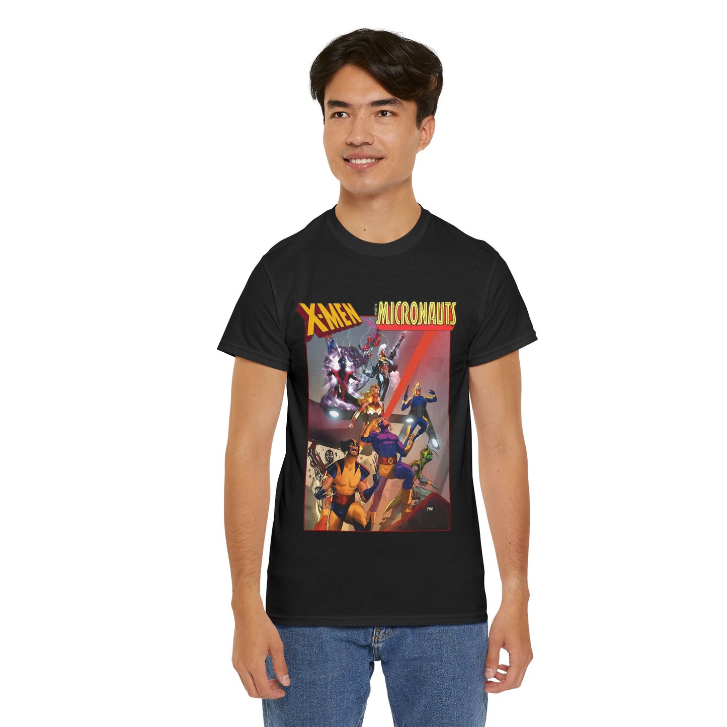 Uncanny X-Men/Micronauts T-Shirt - Taurin Clarke Art - Marvel Comics