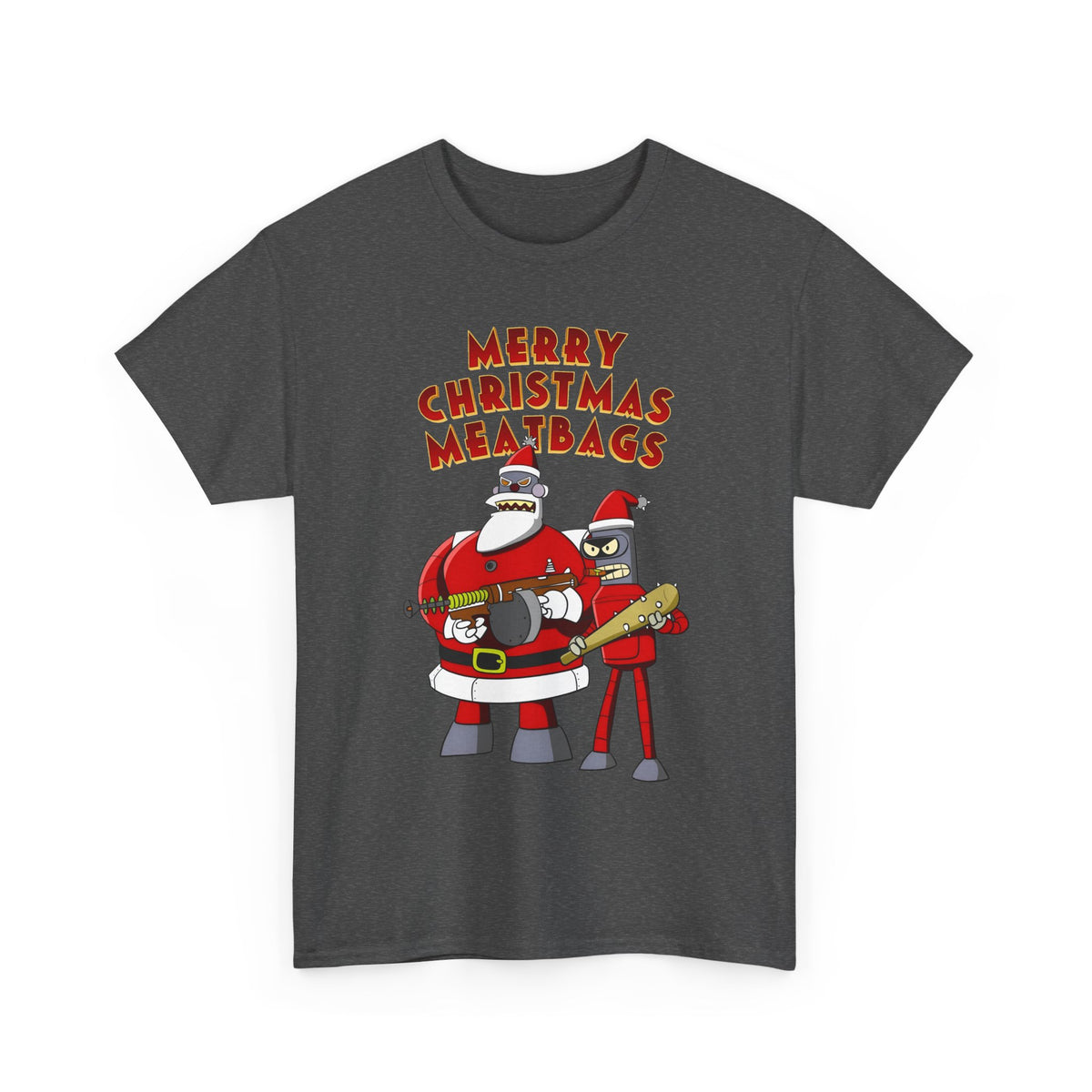 Robot Santa Claus & Bender Futurama Christmas T-Shirt