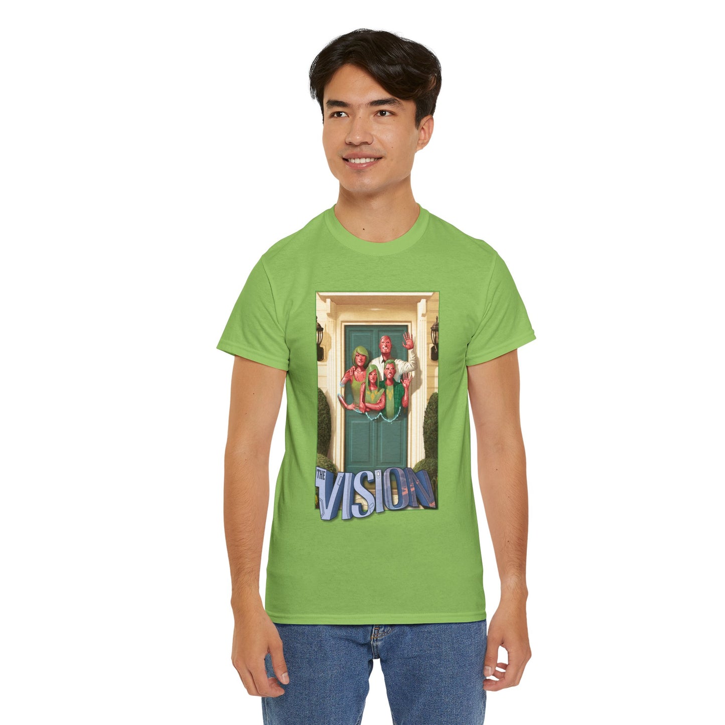 Vision T-Shirt - Mike Del Mundo Art - Avengers Member - The Visions Family - Tom King Story - Future MCU Series - Marvel Comics