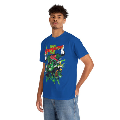 Green Lantern Corps T-Shirt - Joe Staton Art - Hal Jordan, John Stewart, Katma Tui, Arisia, Kilowog - DC Comics