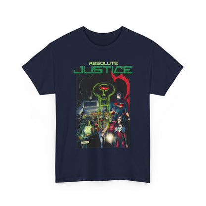 Absolute Justice T-Shirt - Juan Ferreyra Art - Superman Batman Wonder Woman Martian Manhunter - DC Comics