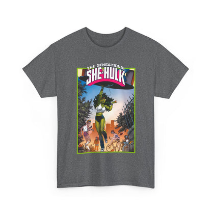 Sensational She-Hulk T-Shirt -John Byrne Poster Art - Jennifer Walters, Hulk's Cousin - Marvel Comics