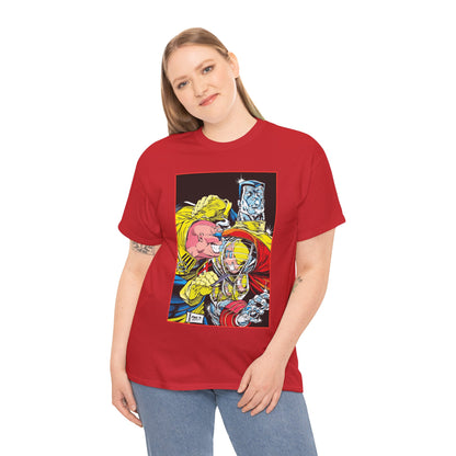 Strong Guy & Colossus T-Shirt - Dale Keown Art - Uncanny X-Men Annual Poster - Marvel Comics