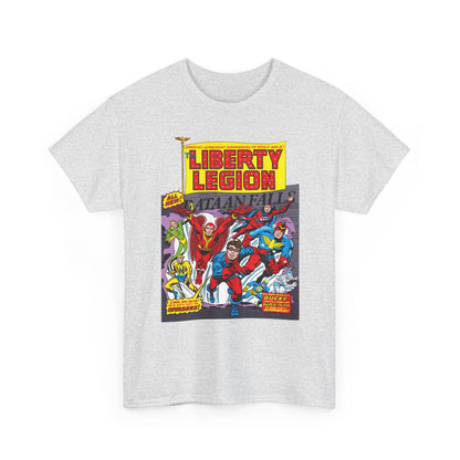 Liberty Legion T-Shirt - Marvel Premiere #29 - Bucky, Miss America, Whizzer, Patriot, Red Raven - Marvel Comics