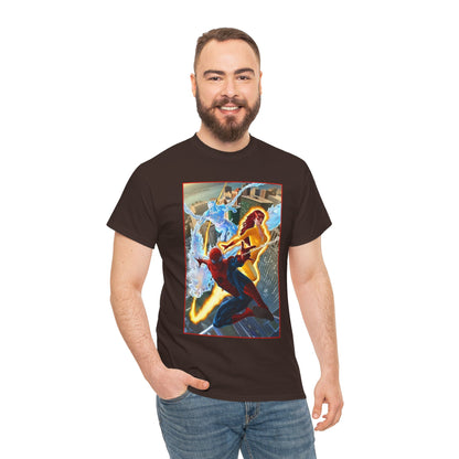 Spider-Man & His Amazing Friends T-Shirt - Firestar, Iceman - Marvel Comics