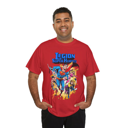 Superboy & Legion of Super-Heroes T-Shirt - Joe Staton Art - DC Comics