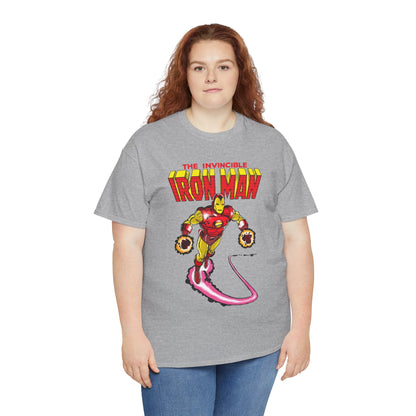 Iron Man T-Shirt - George Perez Art - Tony Stark in his Armor - Avengers Member - MCU - Marvel Comics