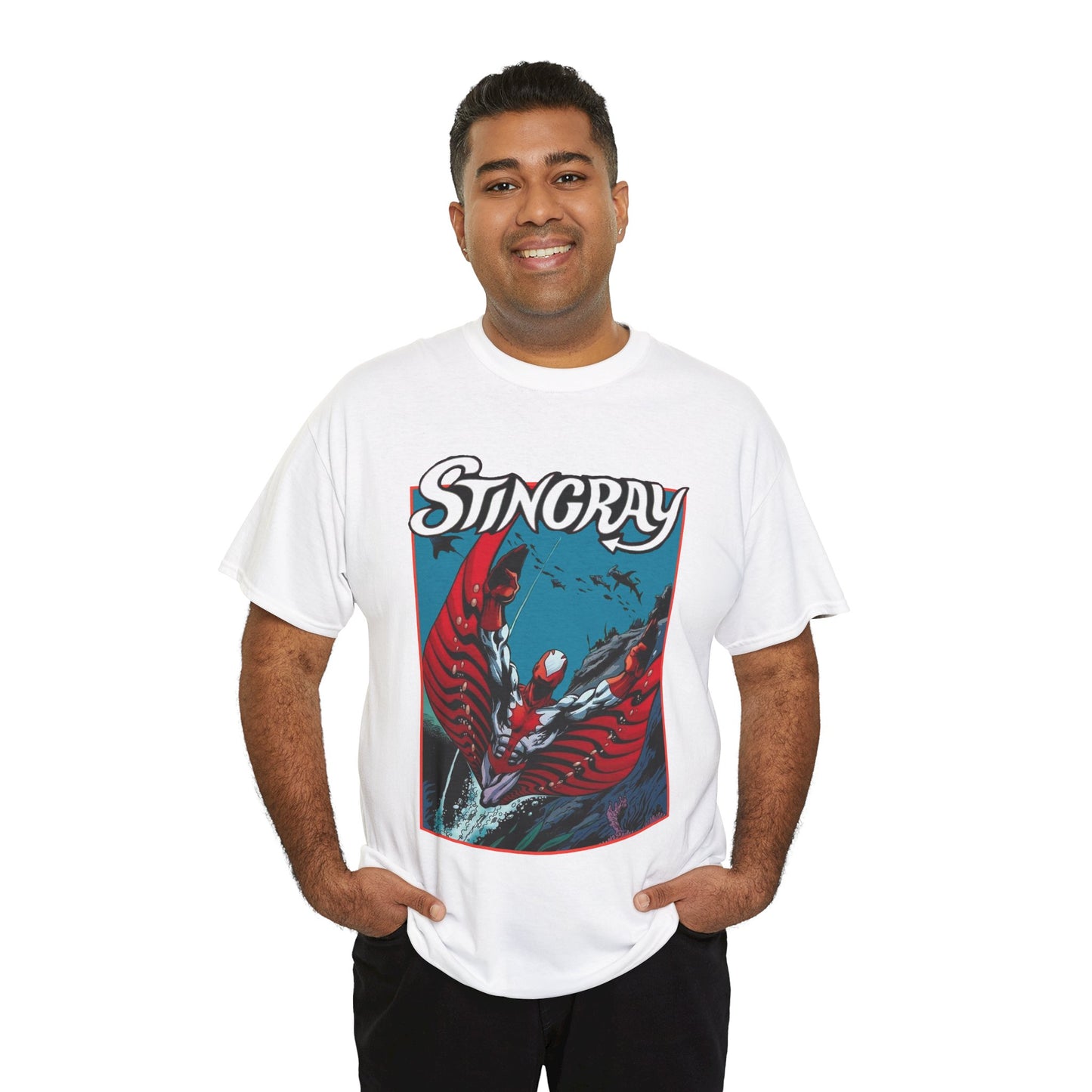 Stingray T-Shirt - Tales to Astonish First Appearance - Walter Newell - Avengers Member - Marvel Comics - Engineer, Oceanographer - Hydro-Base