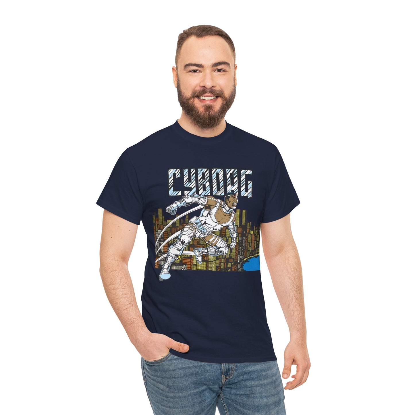 Cyborg T-Shirt - George Perez Art - New Teen Titans - DC Comics