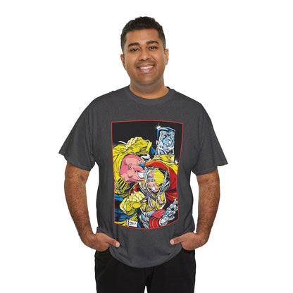 Strong Guy & Colossus T-Shirt - Dale Keown Art - Uncanny X-Men Annual Poster - Marvel Comics
