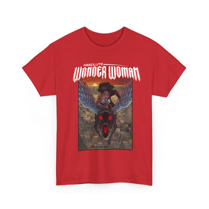 Absolute Wonder Woman T-Shirt - Hayden Sherman Art - DC Comics All-In - Raised in Hell by Circe - Riding Pegasus