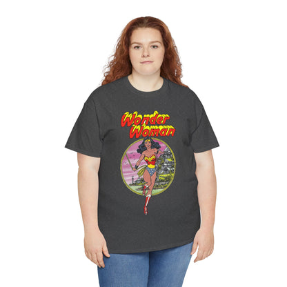 Wonder Woman T-Shirt - George Perez Art - Justice League 1980s Postcard Set - JLA Member - Diana from Themyscira - DC Comics