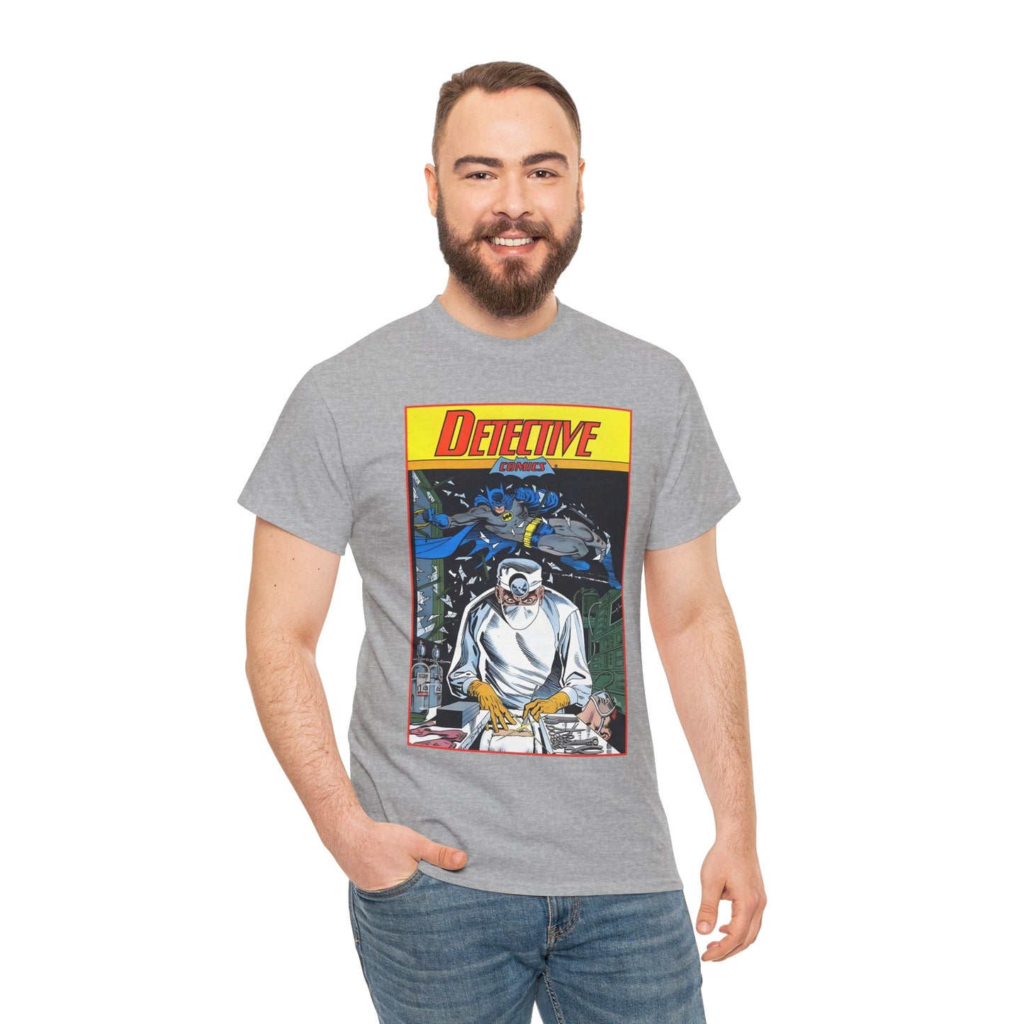 Detective Comics T-Shirt - Norm Breyfogle Art - Batman Vs Crime Doctor - DC Comics