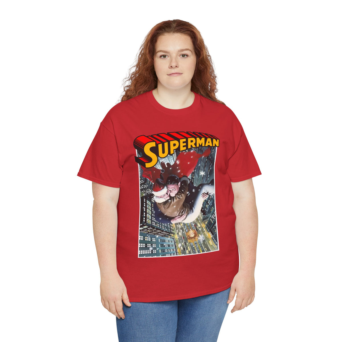 Superman Christmas T-Shirt - Alex Ross Art - DC Comics