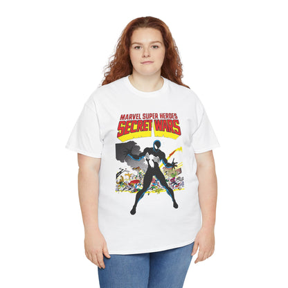 Secret Wars T-Shirt - Classic Marvel Comics Series - Alien Symbiote Spider-Man, 1st Appearance - Future Venom Story