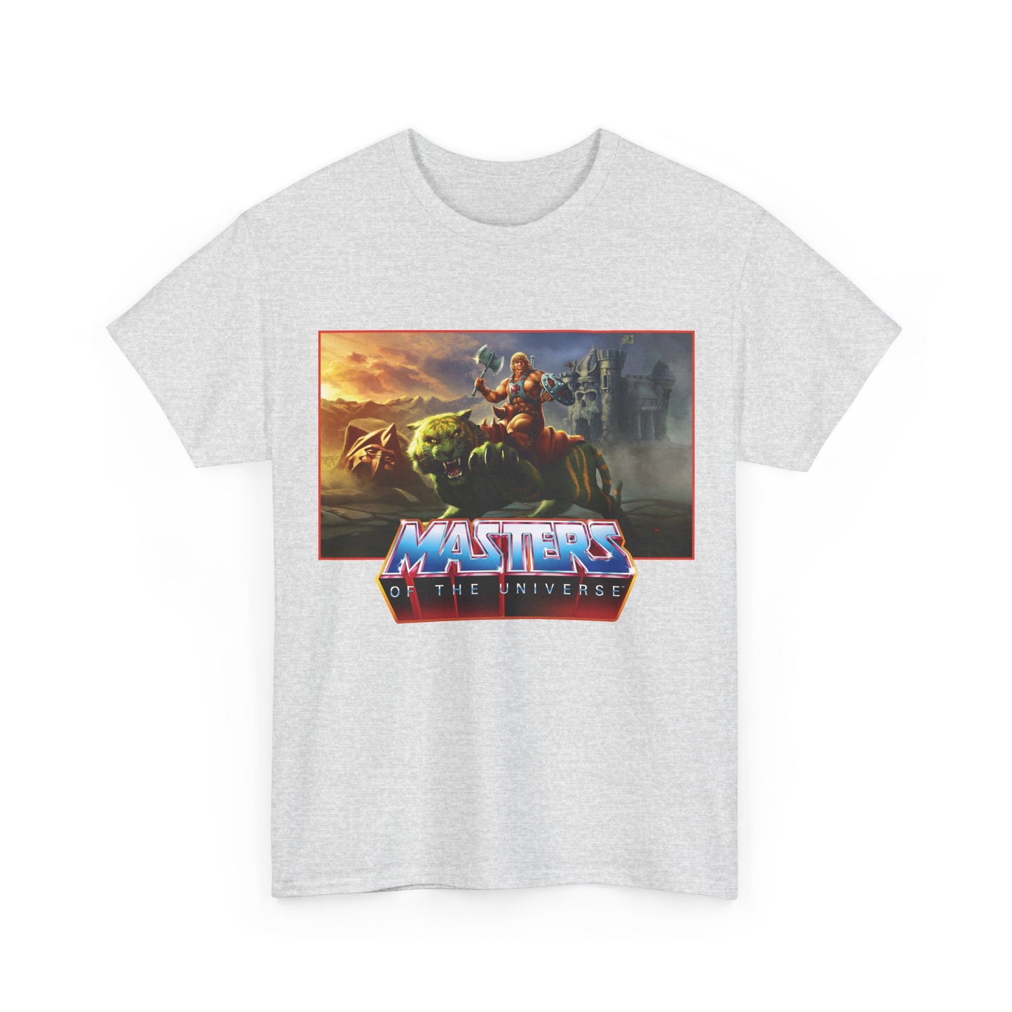 He-Man & Battle Cat T-Shirt- Masters of the Universe, MOTU - New 2026 Movie with Nicholas Galitzine