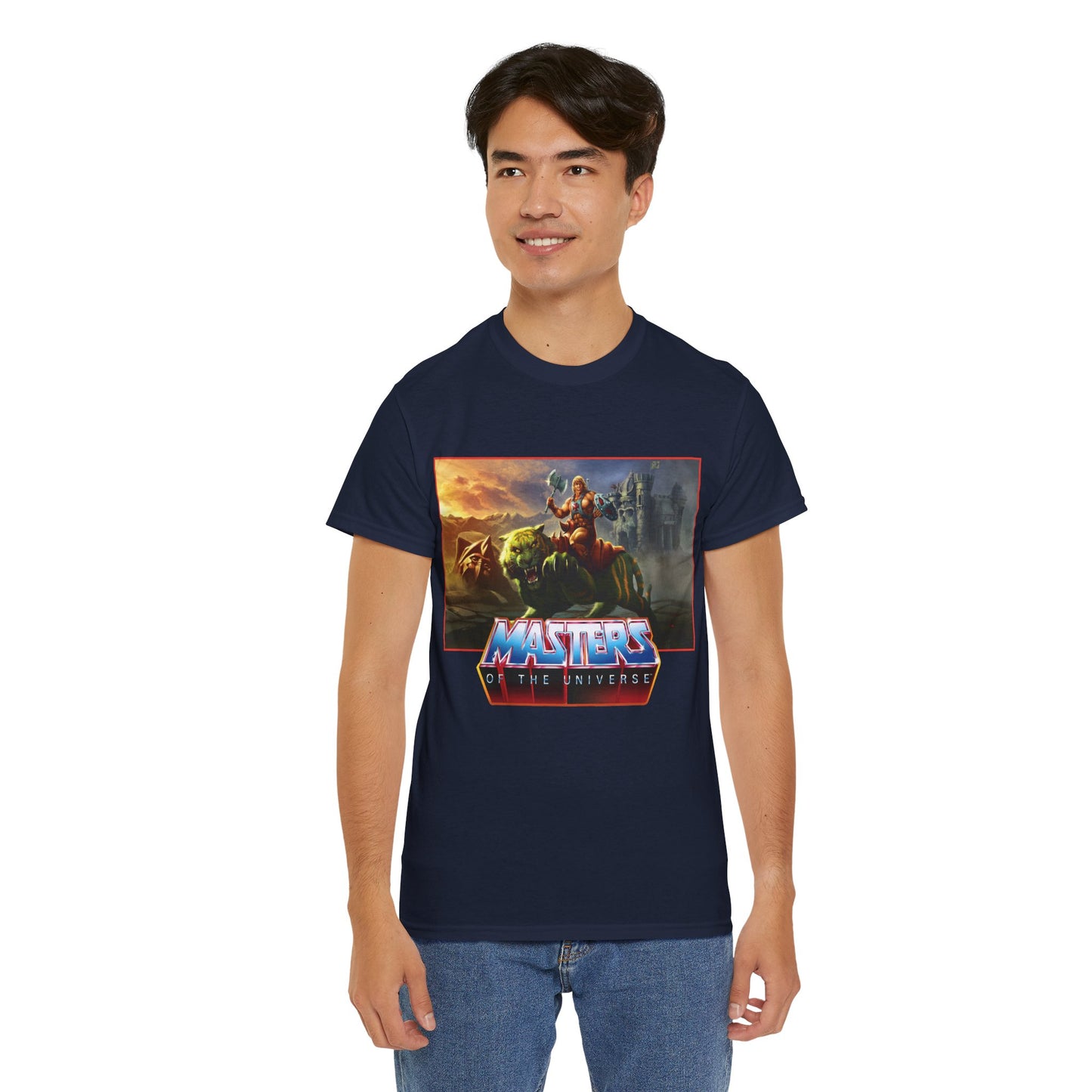 He-Man & Battle Cat T-Shirt- Masters of the Universe, MOTU - New 2026 Movie with Nicholas Galitzine