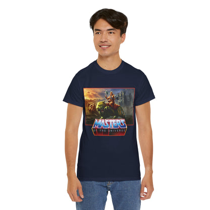He-Man & Battle Cat T-Shirt- Masters of the Universe, MOTU - New 2026 Movie with Nicholas Galitzine