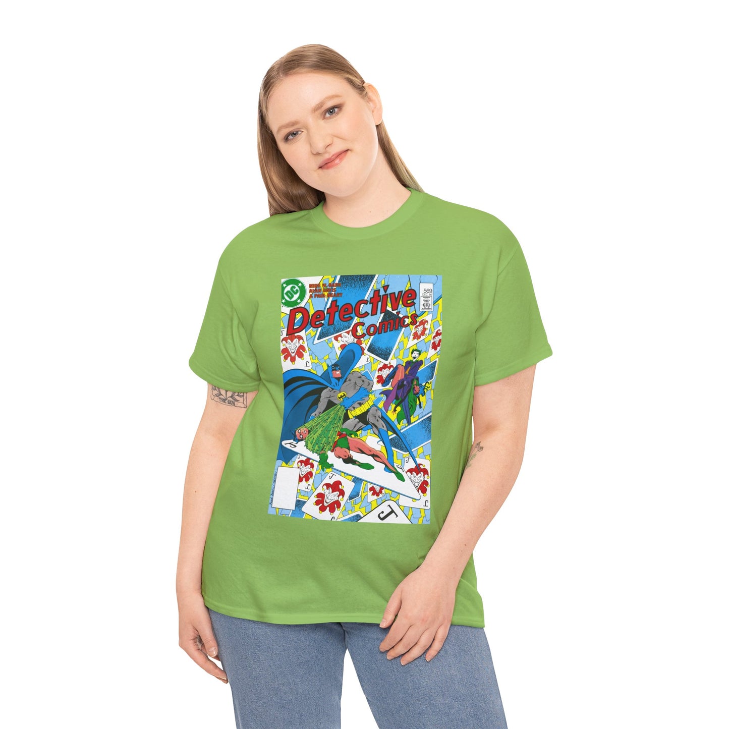 Detective Comics #569 T-Shirt - Alan Davis Art - Batman, Robin, Joker, Catwoman - DC Comics