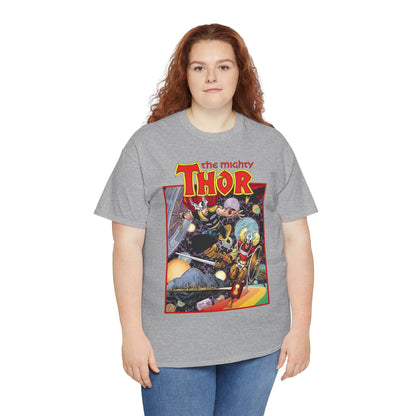Mighty Thor T-Shirt - Walt Simonson Art - Asgard, Bifröst - God of Thunder - Marvel Comics