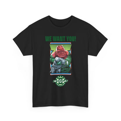 Kilowog T-Shirt - Green Lantern Corps Recruitment Poster - "We Want You!" - DC Comics