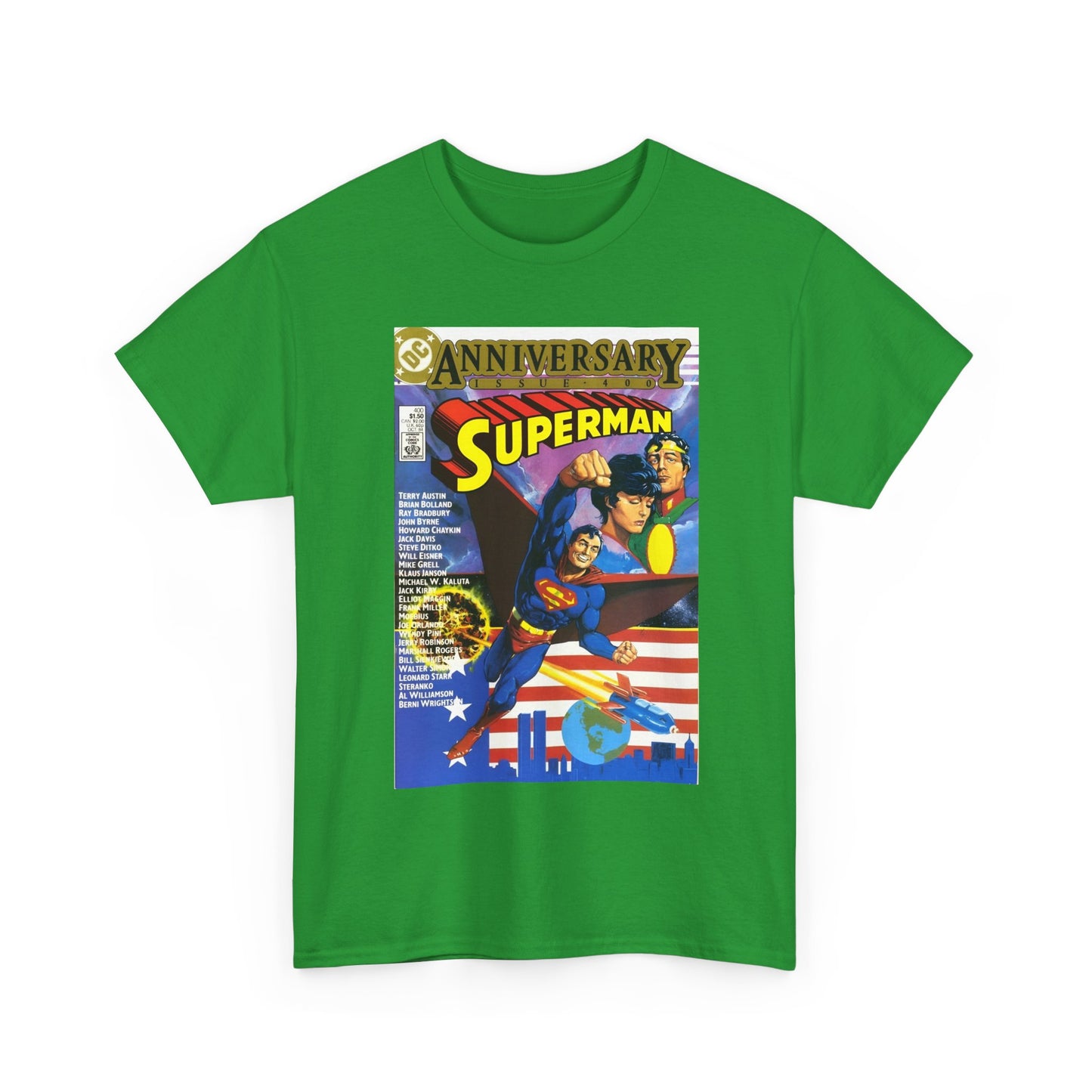 Superman #400 T-Shirt - Howard Chaykin & Frank Miller Art - Jor-El, Lara, Krypton - DC Comics