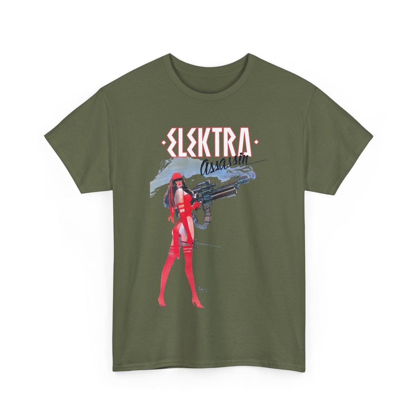Elektra Assassin T-Shirt - Bill Sienkiewicz Art - Frank Miller - Daredevil Connection - Marvel Comics