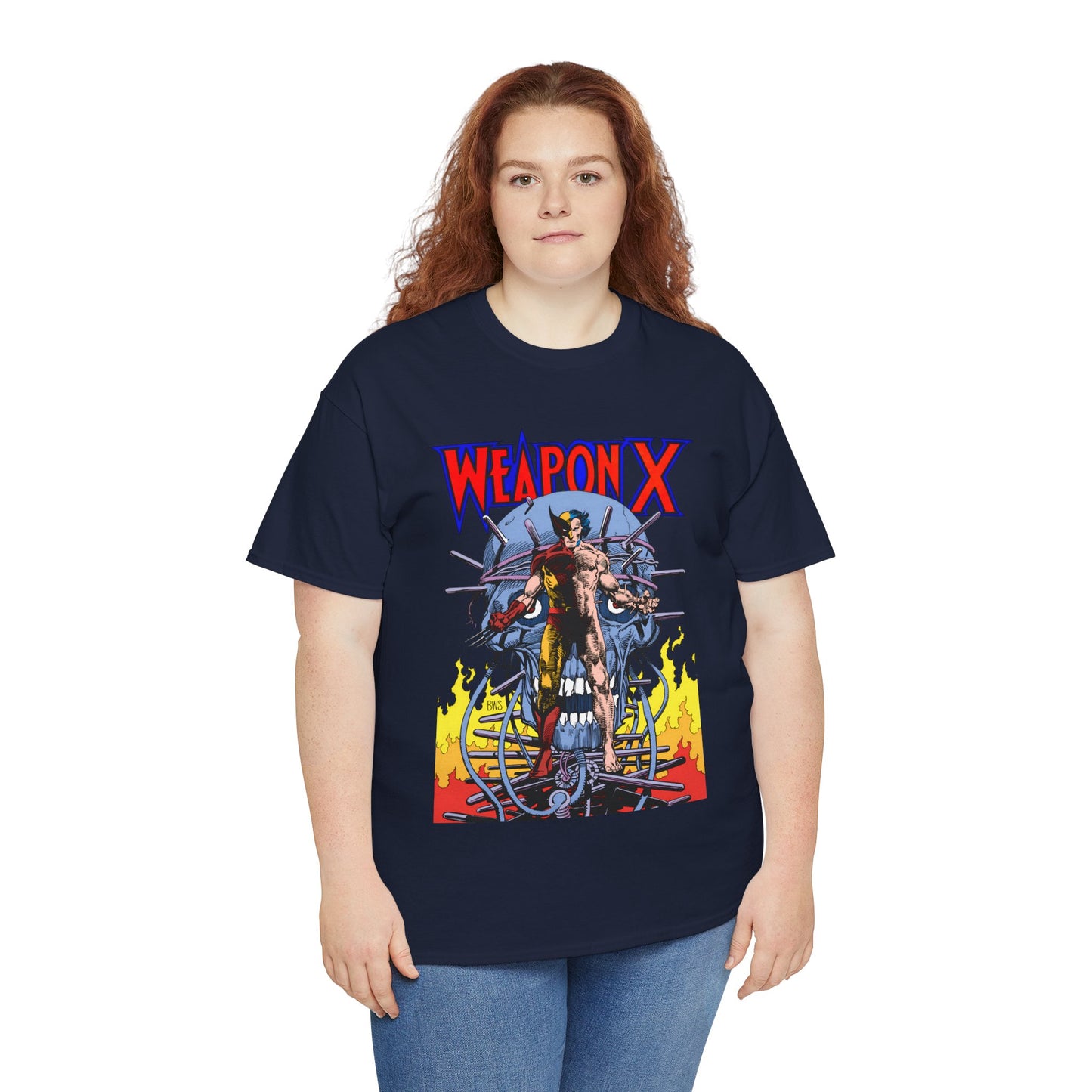Weapon X T-Shirt - Barry Windsor-Smith Art - Wolverine Origin Story Before He Joined the X-Men - Logan, Mutant Leader - Marvel Comics