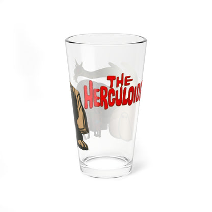 Herculoids Pint Glass, 16oz - Zandor, Tara, Dorno, Gloop & Gleep - Hanna-Barbera Classic Cartoon