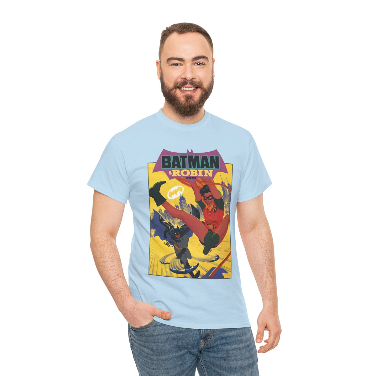 Batman & Robin T-Shirt - David Talaski Art - DC Comics
