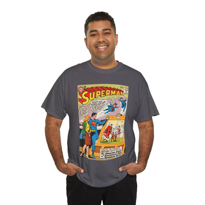 Superman #162 T-Shirt - Superman Blue & Red - Classic Silver Age Imaginary Story - DC Comics