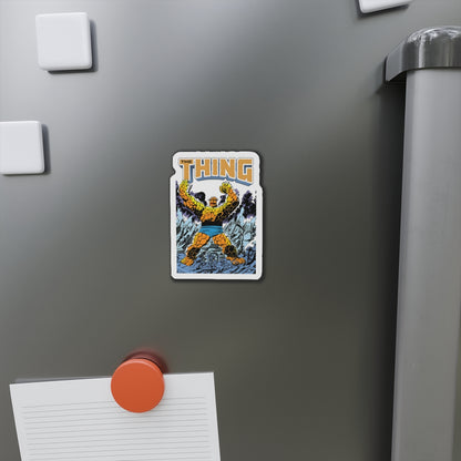 The Thing Die-Cut Magnet - John Byrne Art - Fantastic Four Member - Post Secret Wars Series - Ben Grimm - Marvel Comics - 3", 4", 5", 6"