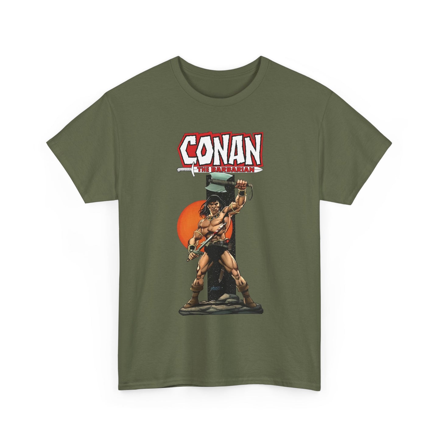 Conan the Barbarian T-Shirt - George Perez Art - Marvel Comics