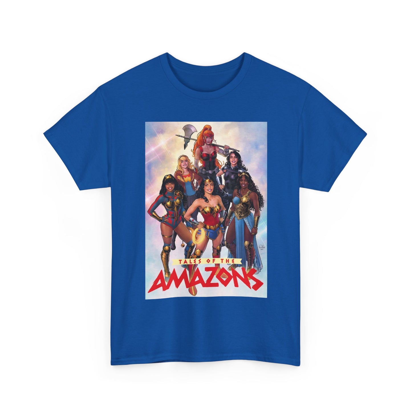 Tales of the Amazons T-Shirt - Nicola Scott Art - Wonder Woman, Wonder Girl, Troia, Nubia, Artemis, Queen Hippolyta, Yara Flor, Donna Troy - DC Comics
