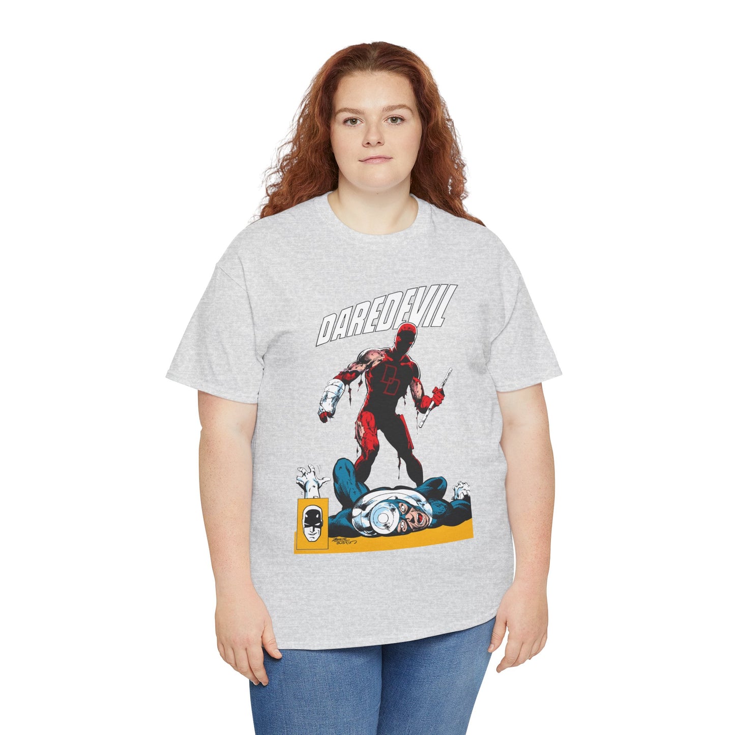 Daredevil T-Shirt - John Byrne Art - Marvel Comics - Bullseye - Matt Murdock, Man Without Fear