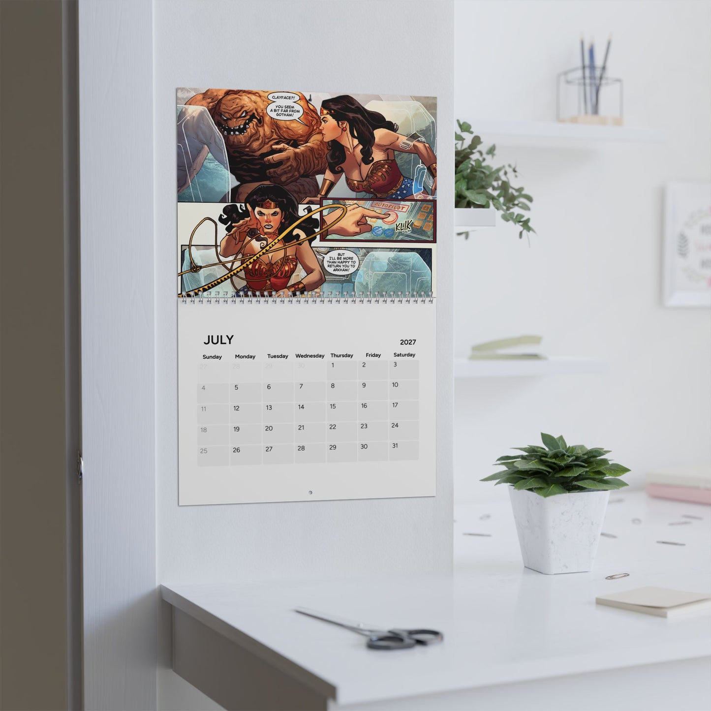Wonder Woman '77 Calendar (2027) - Art Based on the 1970s Lynda Carter TV Series - DC Comics