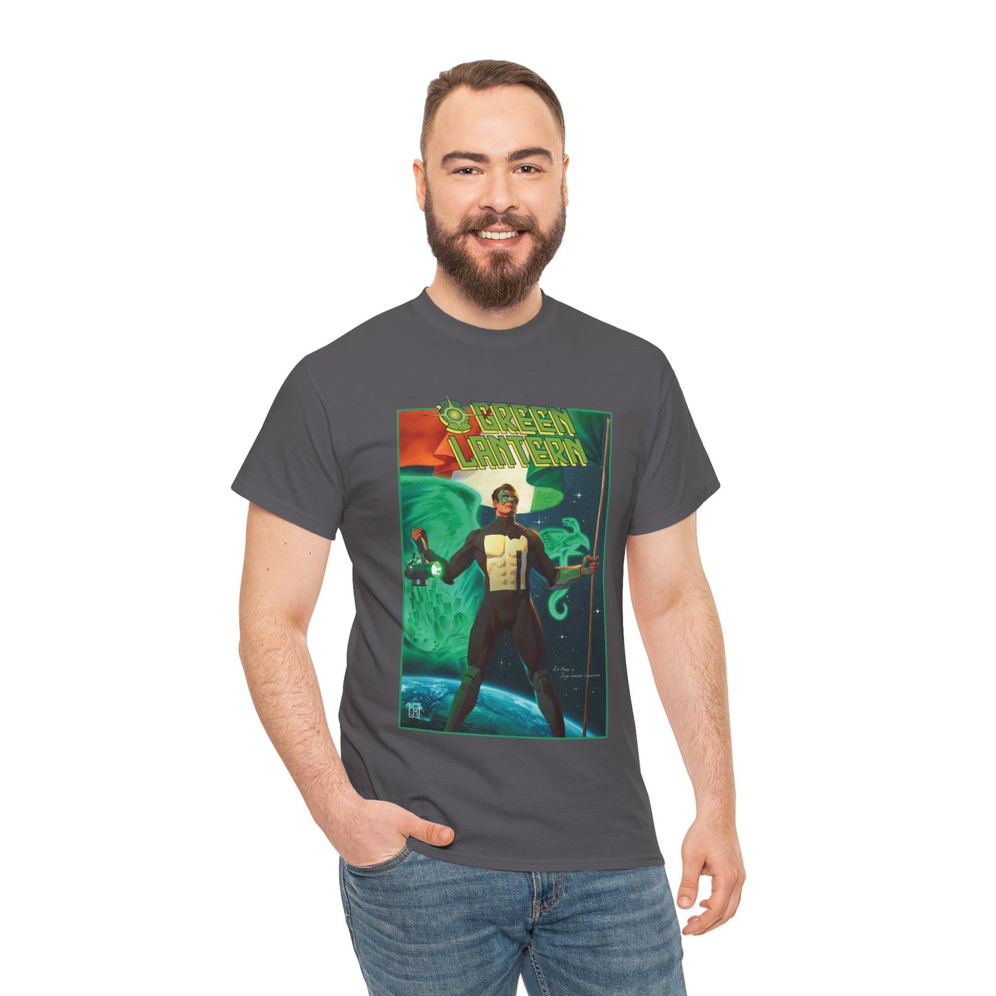 Green Lantern (Kyle Rayner) T-Shirt - Jorge Molina Art - Hispanic Heritage Month Cover - DC Comics