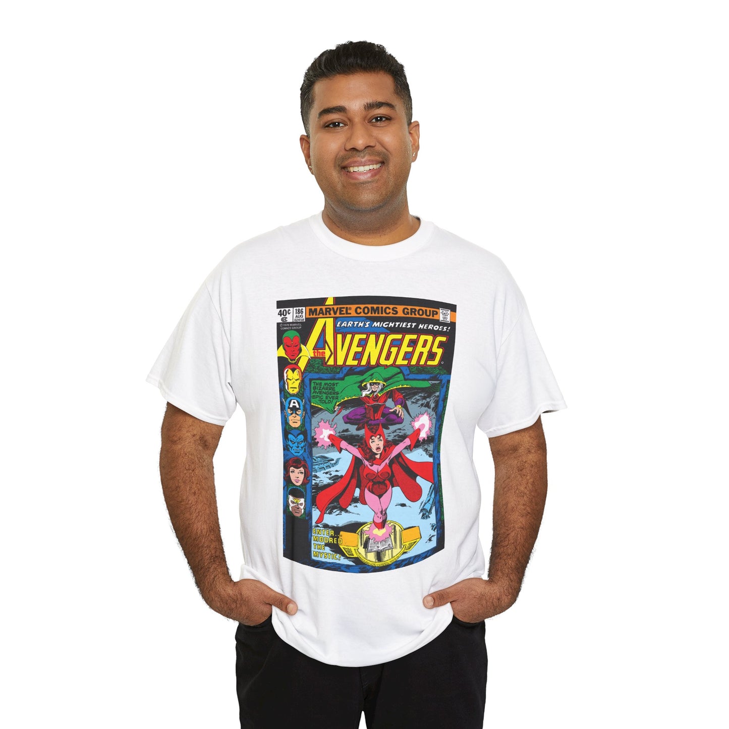 Avengers #186 T-Shirt - John Byrne Art - Scarlet Witch - Marvel Comics