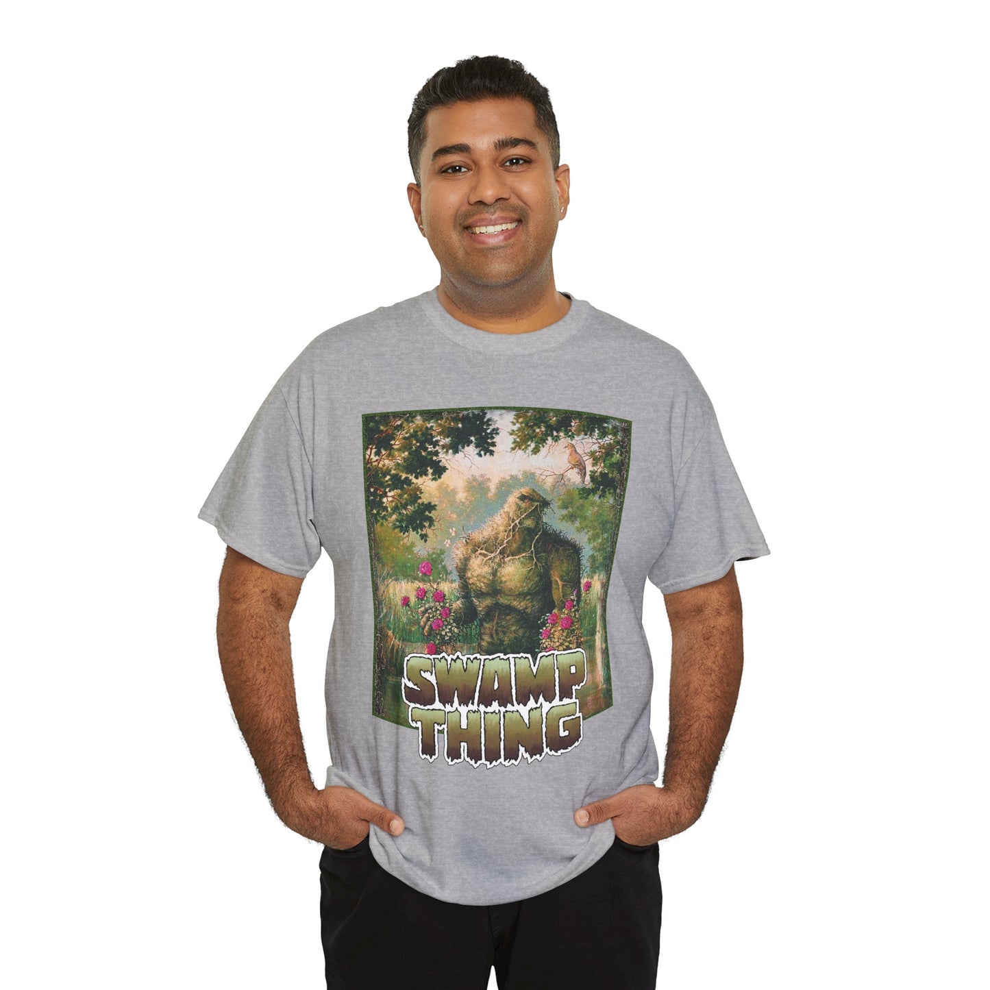 Swamp Thing T-Shirt - Michael Zulli Art From the 1993 Poster - Alec Holland, Parliament of Trees - DC Comics, Vertigo Comics