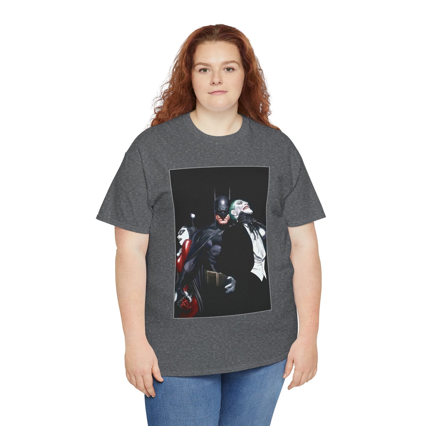 Batman T-Shirt - Alex Ross Art - Joker & Harley Quinn - DC Comics
