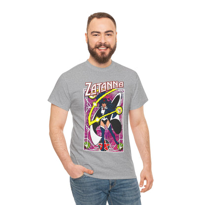 Zatanna T-Shirt - George Perez Postcard Art - Justice League Magic Member - JLA Satellite Era - DC Comics