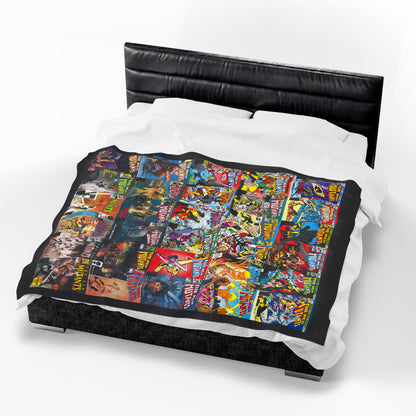 New Mutants Blanket - Bob McLeod and Bill Sienkiewicz Art - Marvel Comics - Soft & Comfy