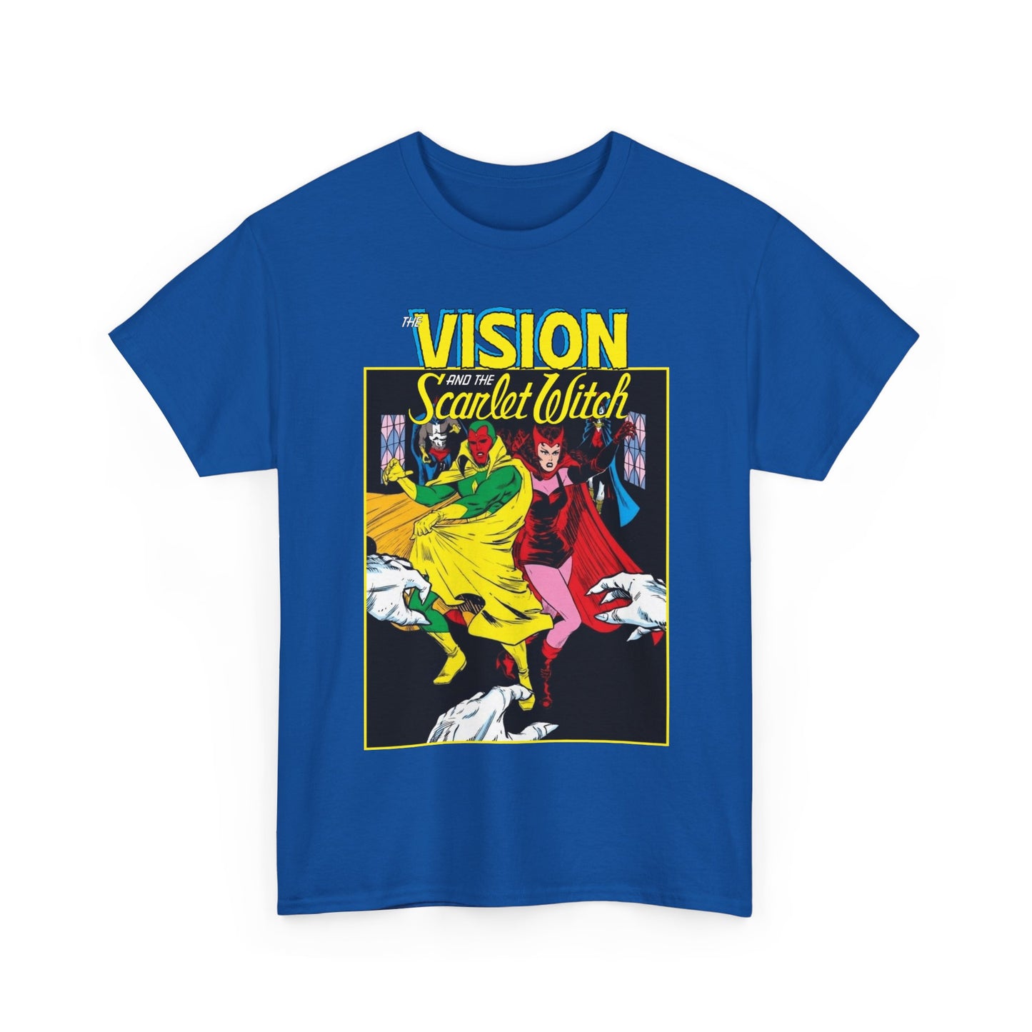 Vision & Scarlet Witch T-Shirt - Avengers Members - 1985 Cover Art - Marvel Comics