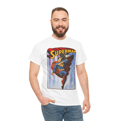 Superman With Eagle T-Shirt - Ariel Olivetti Art - DC Comics