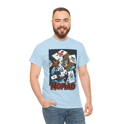 Nomad T-Shirt - S. Clarke Hawbaker, Mark McKenna Art - Jack Monroe - Playing Cards with Deadpool & Bushwacker - Marvel Comics