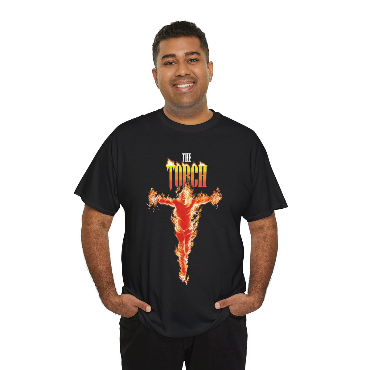 The Torch T-Shirt - Alex Ross Art - Golden Age Member of the Invaders - Marvel Comics