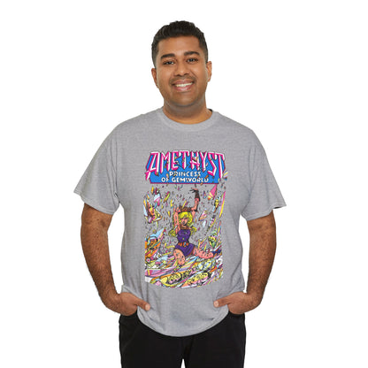 Amethyst Princess of Gemworld T-Shirt - George Perez Art - Lord Topaz, Dark Opal, Granch, Citrina - DC Comics